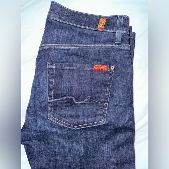 7 for all mankind Dark Blue Jeans. Brett bootcut size 30 - Picture 1 of 4